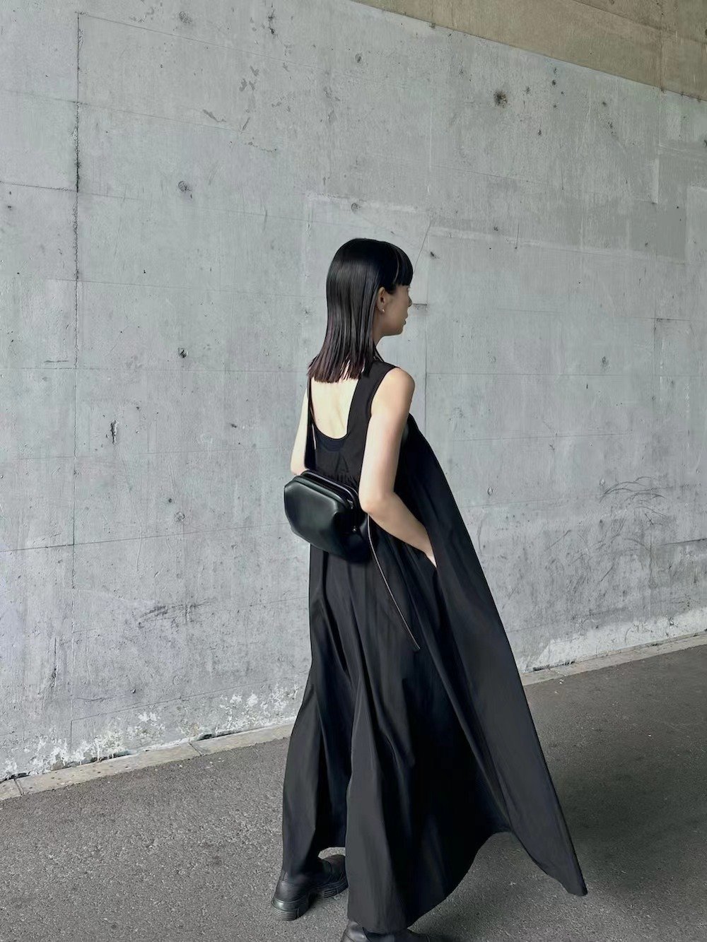 in stock Japanese 2024 New Strap Wide Leg Pants Skirt - Image 5