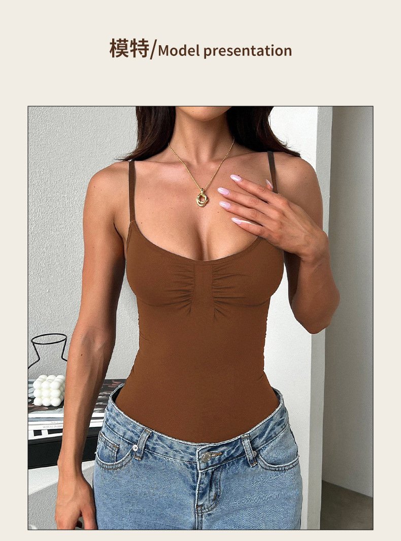 Cross-Border European and American Y2K Sexy Camisole Vest Jumpsuit Women's Clothing 2026 Summer New Amazon Independent Site