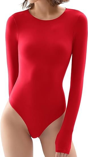 Cross-border European and American jumpsuit women's high-end outer wear thin one-piece long sleeve round neck top milk silk jumpsuit - Image 2