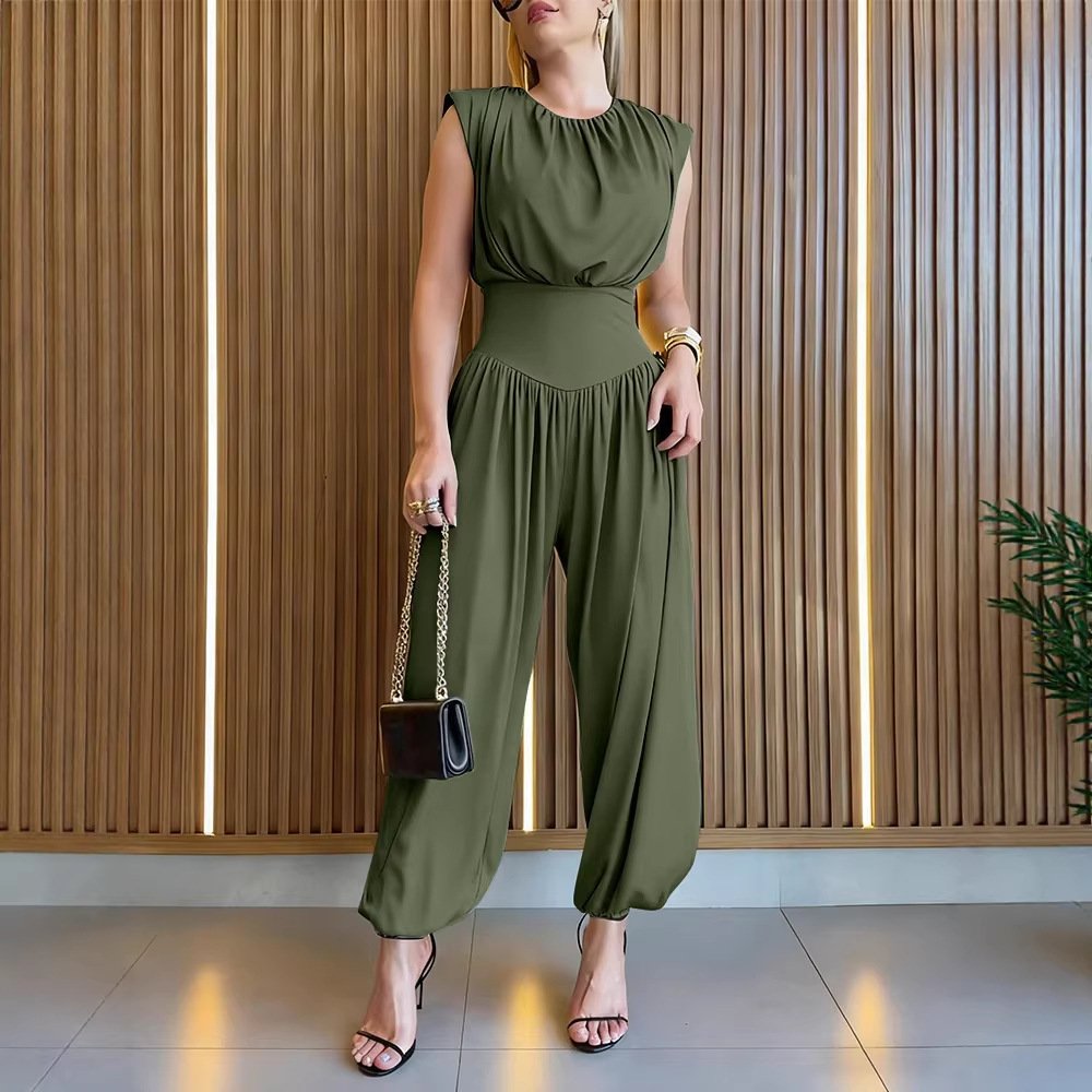 2026 New European and American Women's Casual Jumpsuits, Yoga Wear, Lantern Pants, Dance Long Pants, Functional Pants, Yoga Pants for Women - Image 5