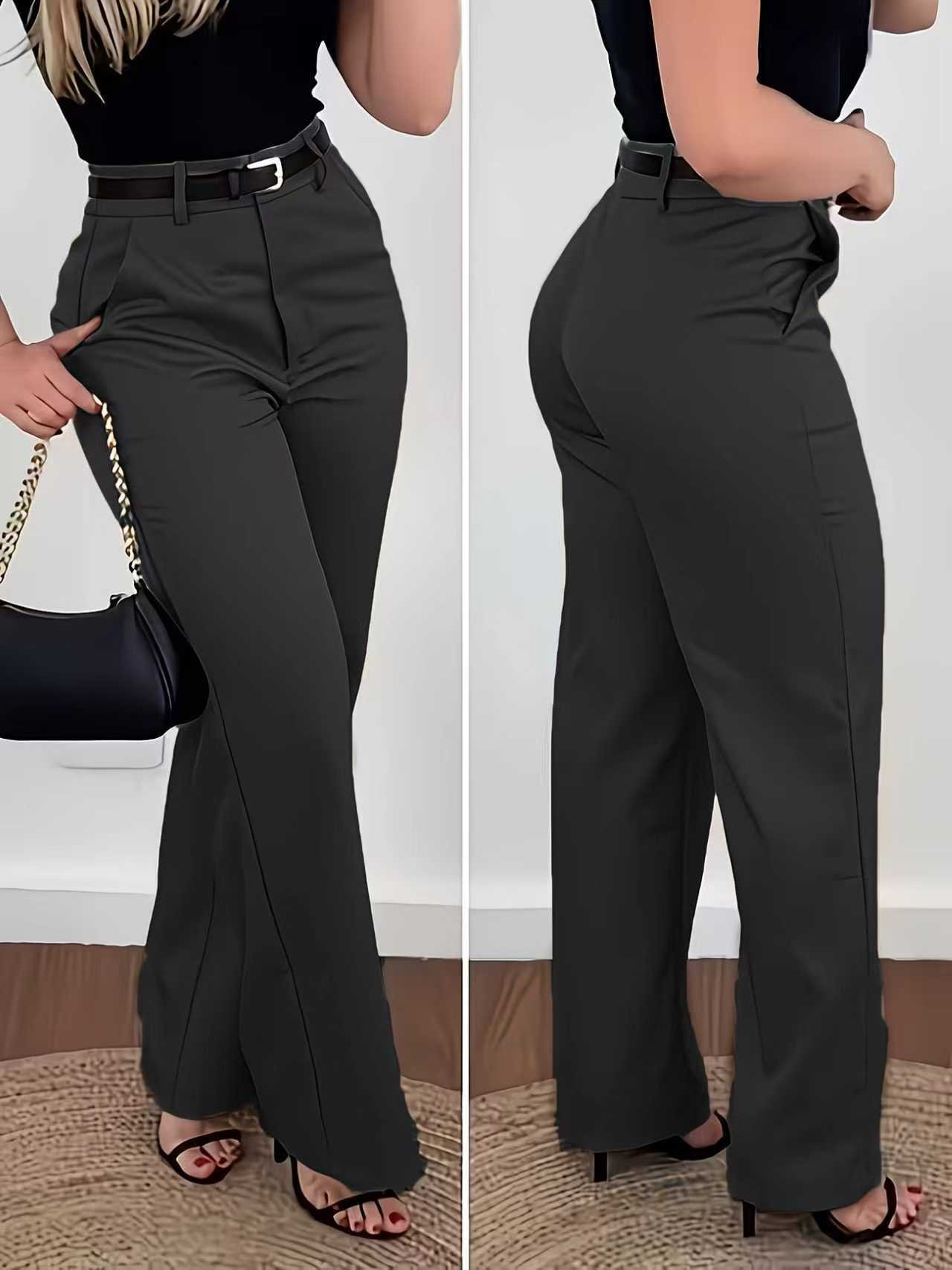 2026 Spring/Summer Suit Pants European and American Cross-Border Wide-Leg Trousers Export Premium Casual Women's Pants - Image 6