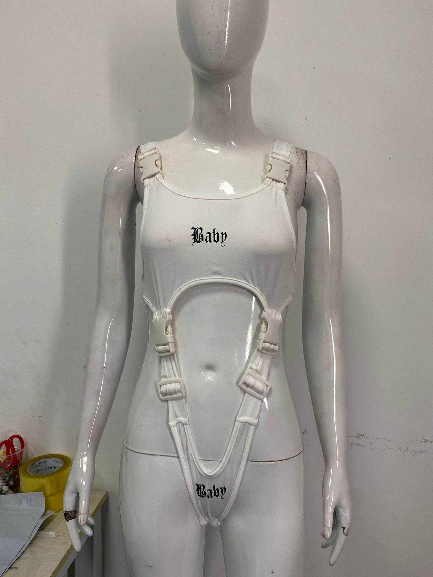 2025 summer Europe and the United States cross-border new long sleeve hollow sexy jumpsuit wholesale - Image 3