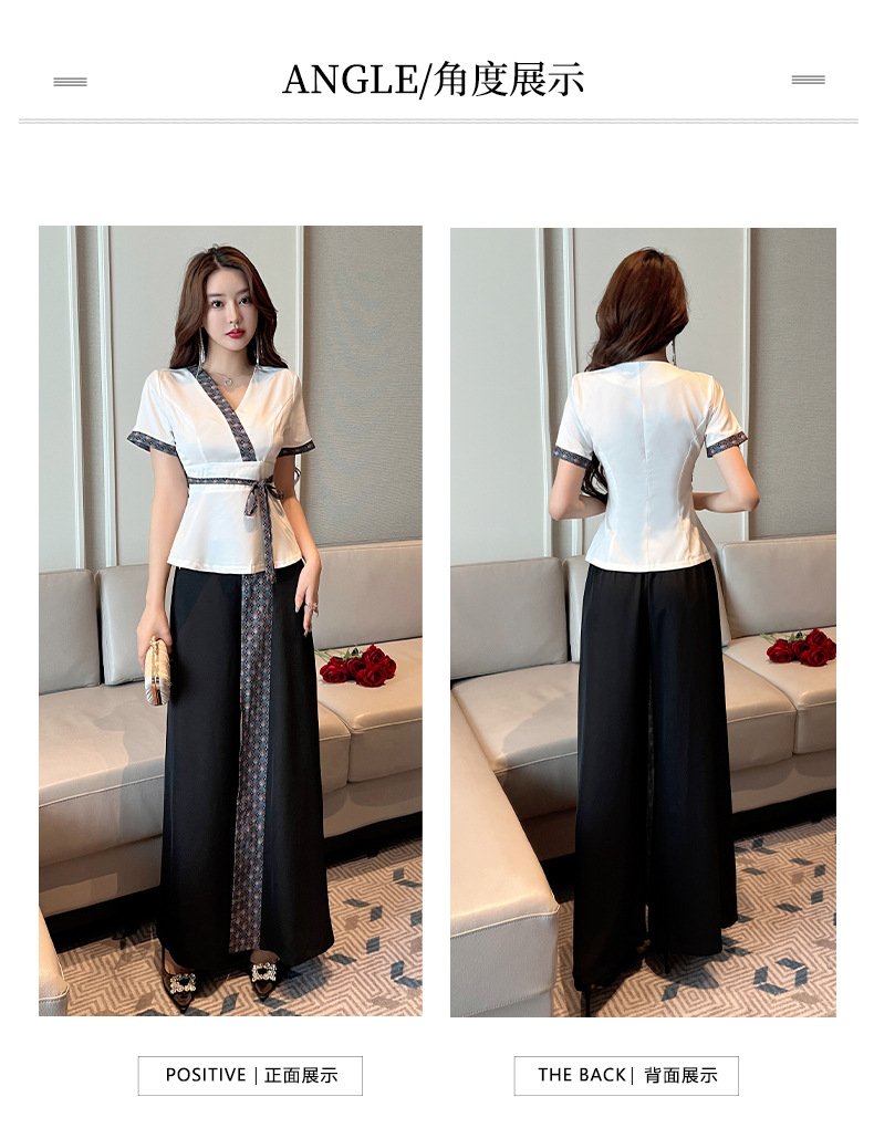 Foot massage work clothes New foot massage female temperament front desk technician clothes foot massage sexy massage health care clothes suit - Image 4