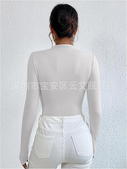 Exclusively for Amazon, the New Pleated Jumpsuit Is a Hot Seller in the European and American Style, Slim-Fitting, Suitable for Outerwear or as a Base Layer - Image 3
