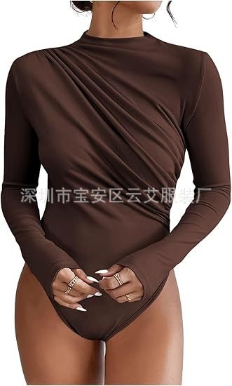 Exclusively for Amazon, the New Pleated Jumpsuit Is a Hot Seller in the European and American Style, Slim-Fitting, Suitable for Outerwear or as a Base Layer - Image 11