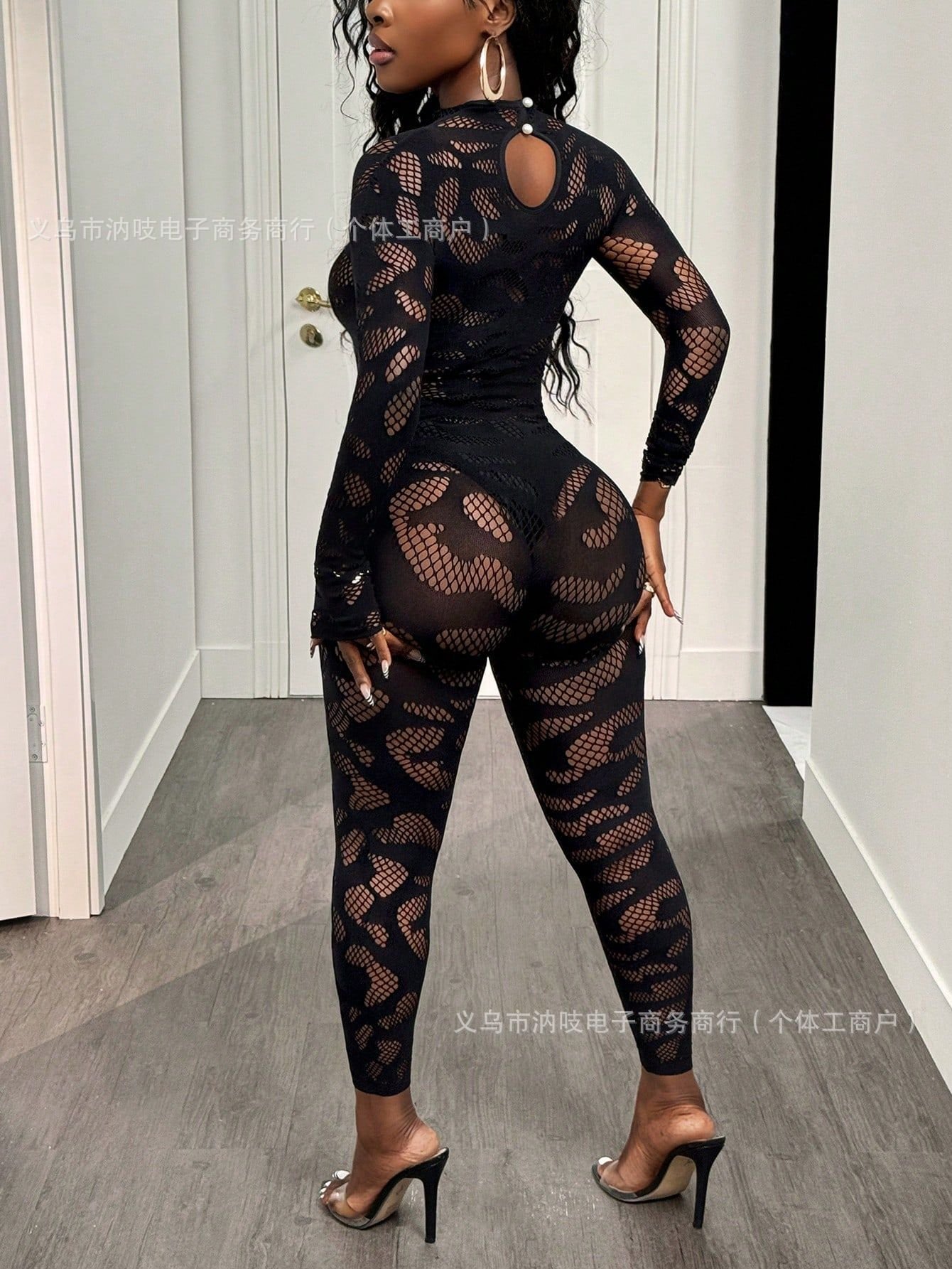 2026 New European and American Ins Fashion Jumpsuit Women's Seamless Knit Jumpsuit By2 Amazon - Image 4