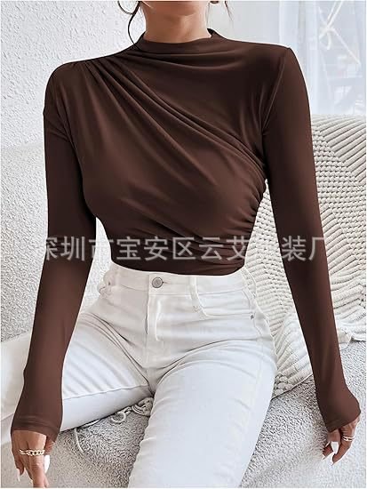 Exclusively for Amazon, the New Pleated Jumpsuit Is a Hot Seller in the European and American Style, Slim-Fitting, Suitable for Outerwear or as a Base Layer - Image 12