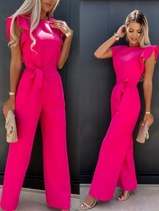 European and American Amazon Explosions 2024 Summer Sleeveless Lace-up Round Neck Slim-fit Zipper Long All-match Suits - Image 4