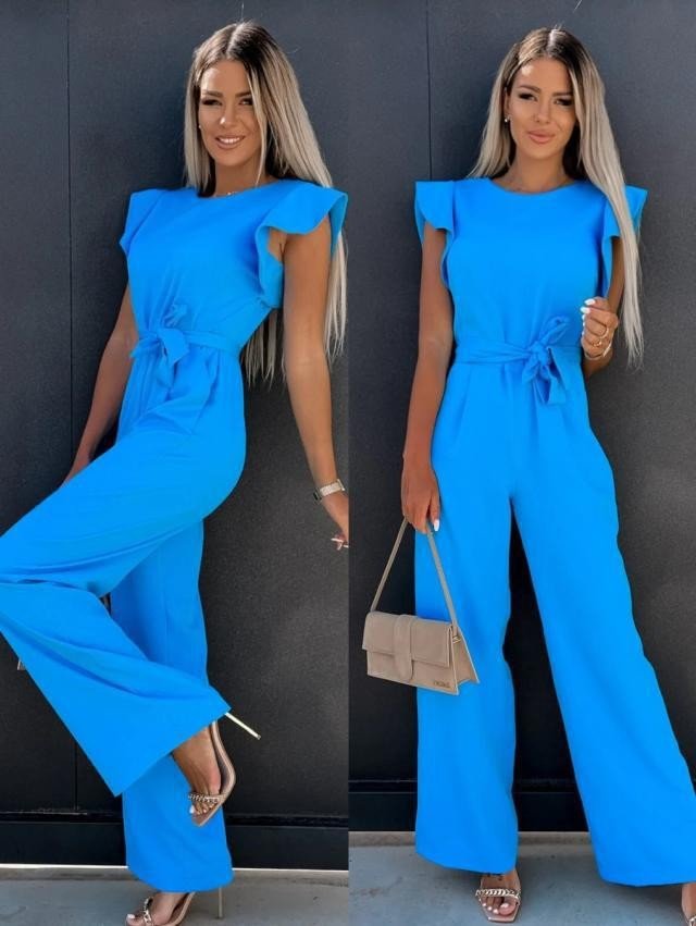 European and American Amazon Explosions 2024 Summer Sleeveless Lace-up Round Neck Slim-fit Zipper Long All-match Suits - Image 3