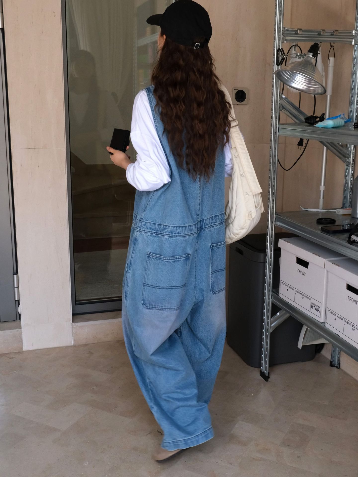 Autumn New Japanese Style Fashionable Age-Reducing Washed Denim Overalls Loose Crisp Casual Long Pants for Women - Image 3